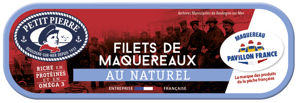 Conserve filet de maquereaux au naturel